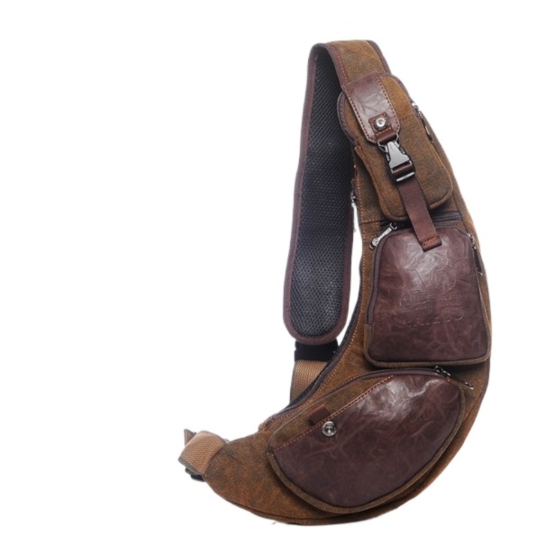 Sling Backpack Shoulder - Mannen Cross Body Rugzak Sling Borsttas