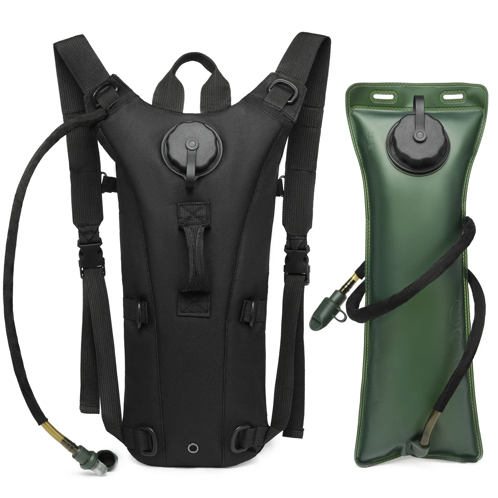 Urban Backpack Tactical - Militaire tactische kameelrugzak met 3L waterdichte