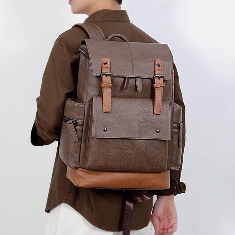 Nieuwe vintage leren rugzak vo - Leather Backpack Vintage recensie en prijs