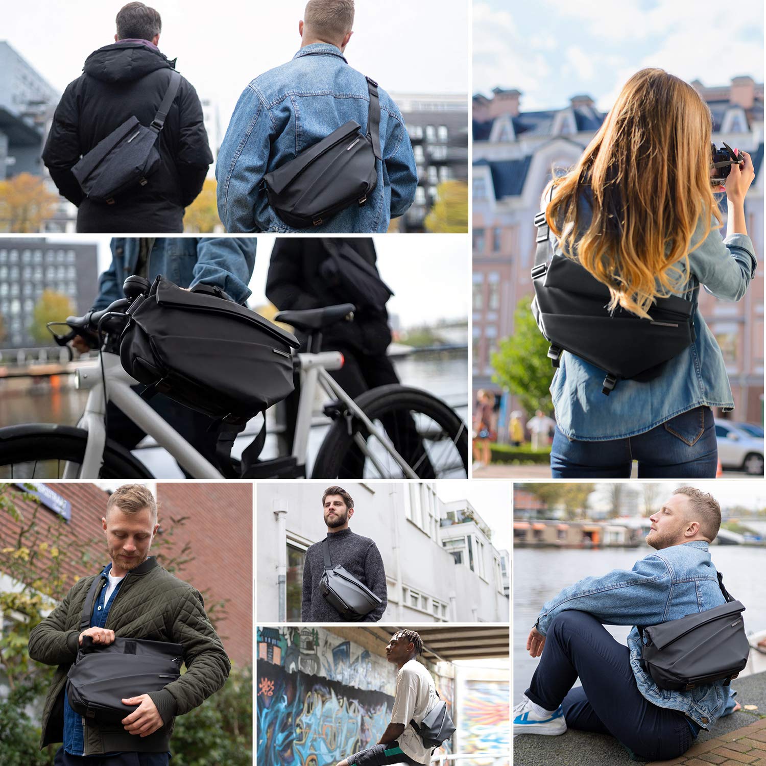 Grote anti-diefstal crossbodyt - Sling Backpack Shoulder recensie en prijs