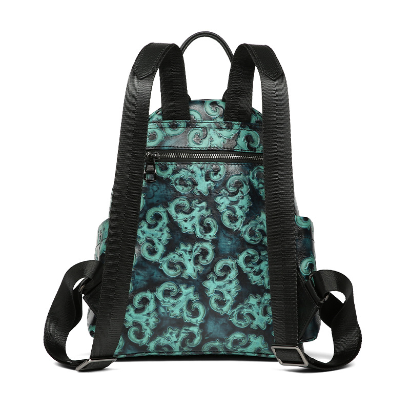 Johnature lederen reliëf retro - Leather Backpack Vintage recensie en prijs