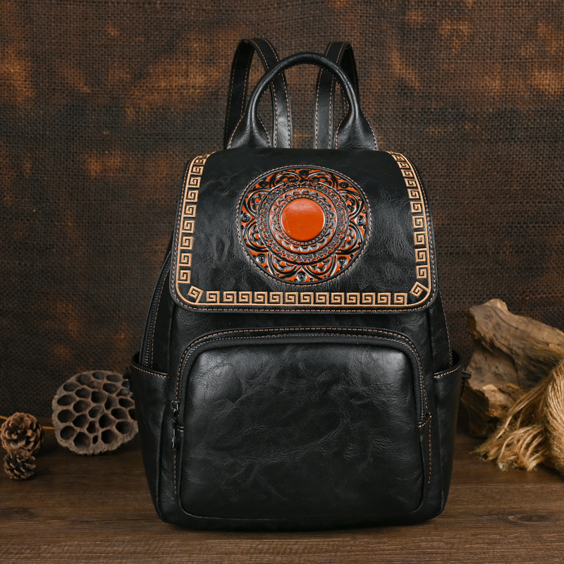Johnature 2026 Nieuwe vintage  - Leather Backpack Vintage recensie en prijs