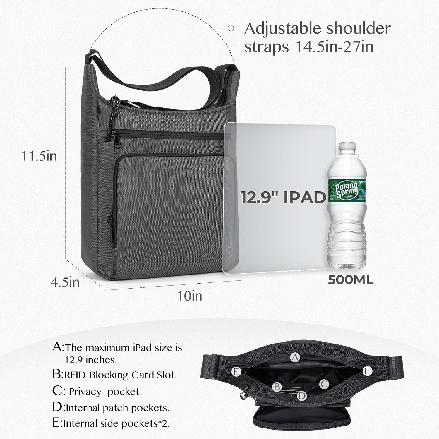 Anti-diefstal schoudertas/rugz - Sling Backpack Shoulder recensie en prijs