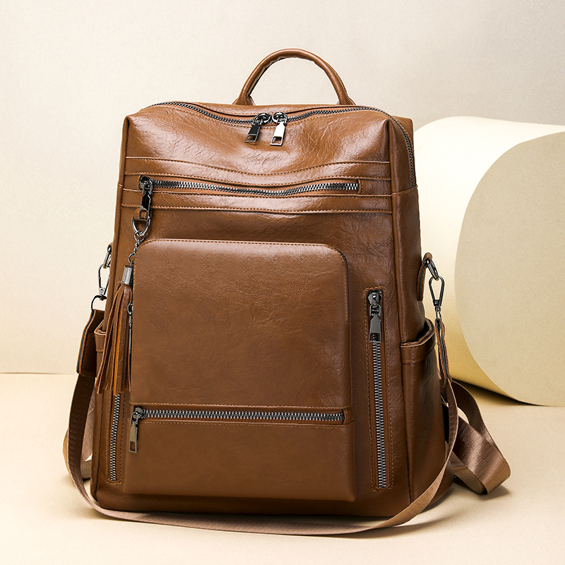 Vintage lederen look rugzakset - Leather Backpack Vintage recensie en prijs