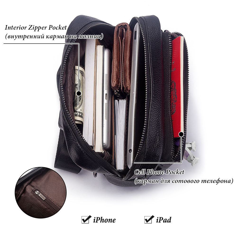 Mode Multifunctionele Borsttas - Leather Backpack Vintage recensie en prijs