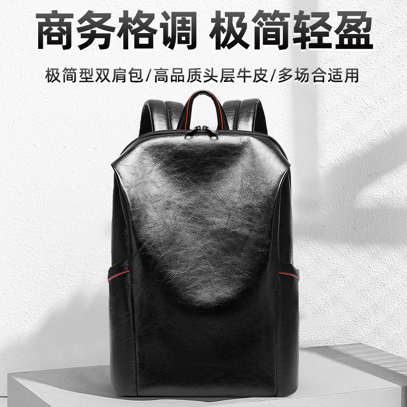 Zwarte herenrugzak van echt le - Leather Backpack Vintage recensie en prijs